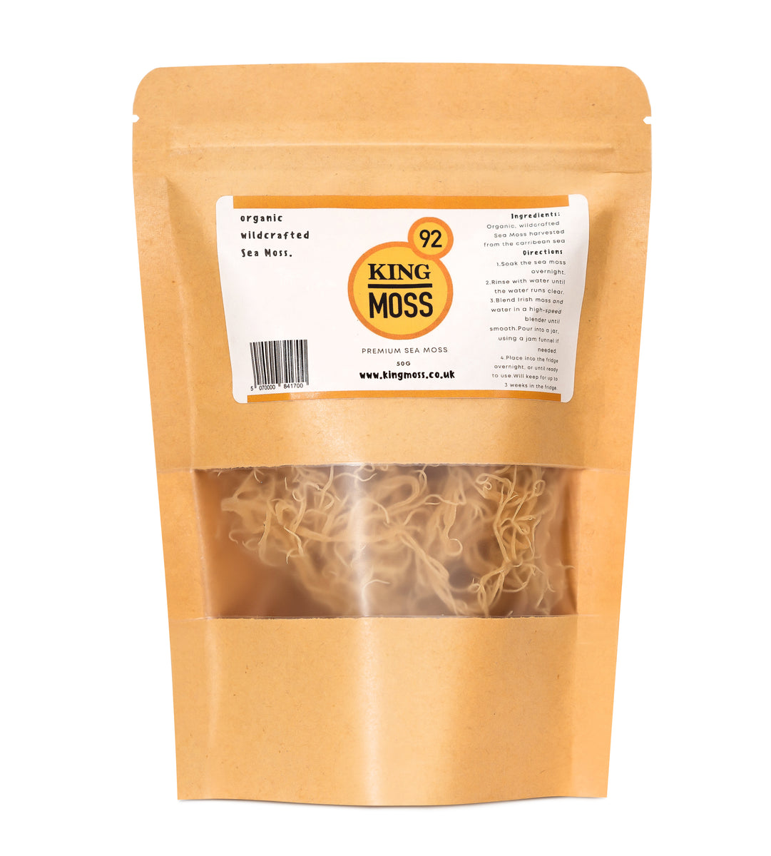 Sea Moss Gel Unflavored 100% Pure Raw Organic Wildcrafted Irish